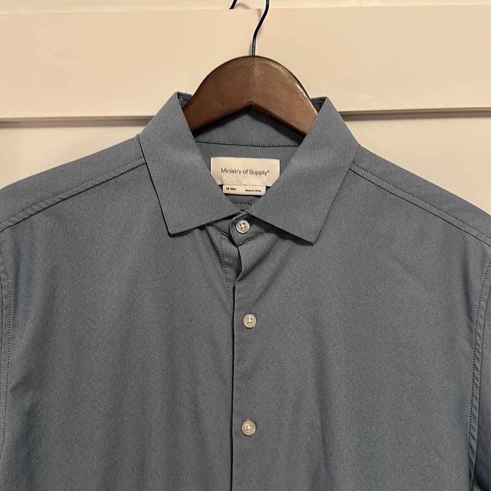 Ministry of Supply Men's Blue Shirt